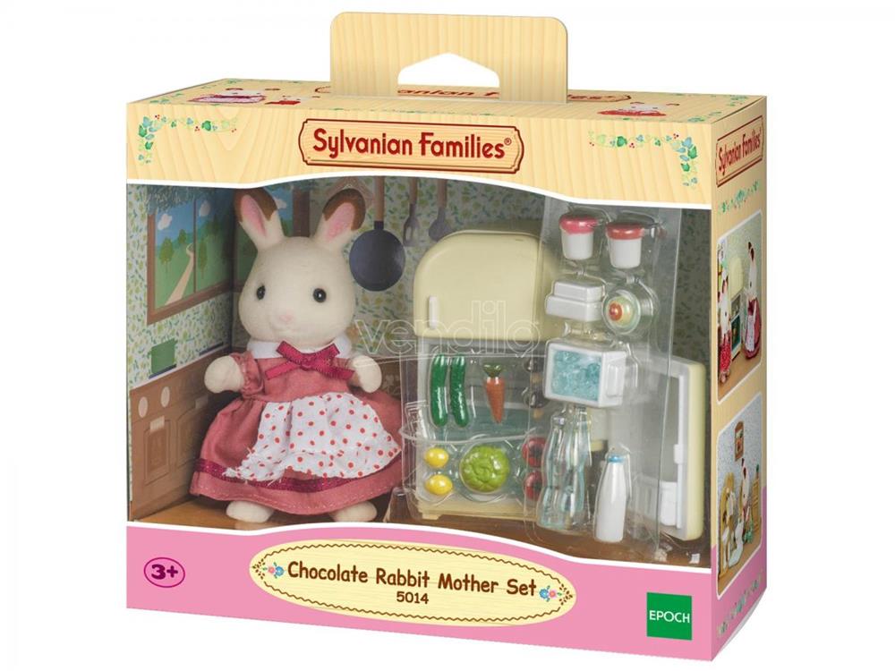 SYLVANIAN MAMMA CONIGLIO CIOCCOLATO E FRIGO 5014