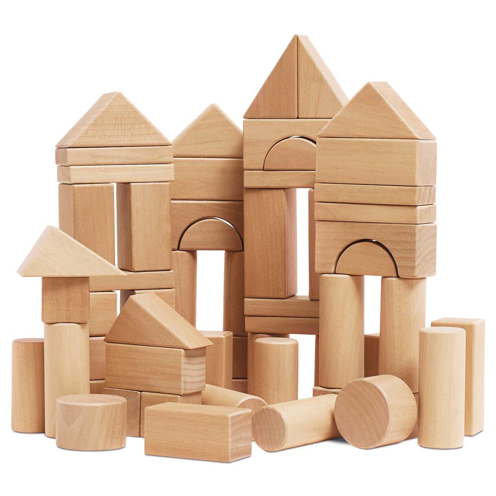 LE TOY VAN SET BLOCCHI DA COSTRUZIONE IN LEGNO NATURALE PL5000