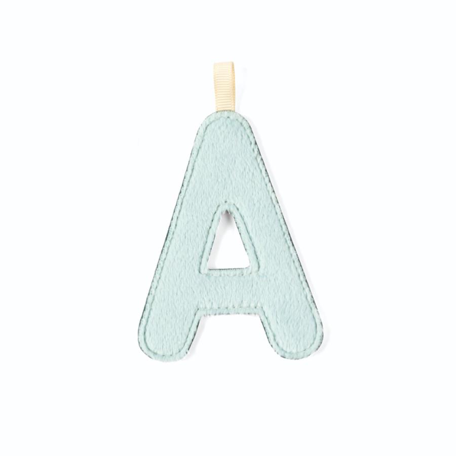 LILLIPUTIENS LETTERA A IN TESSUTO REVERSIBILE BLU FOSFORESCENTE 83860