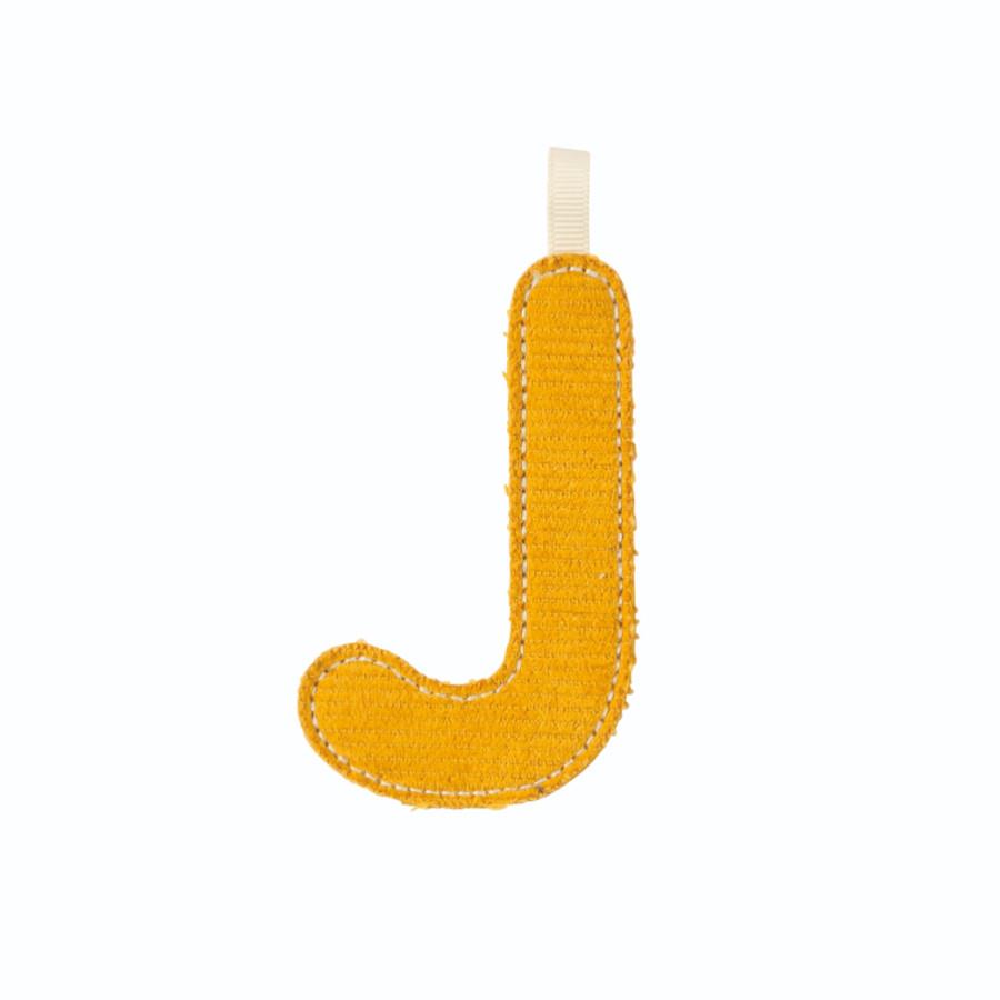 LILLIPUTIENS LETTERA J IN TESSUTO FOSFORESCENTE 83871