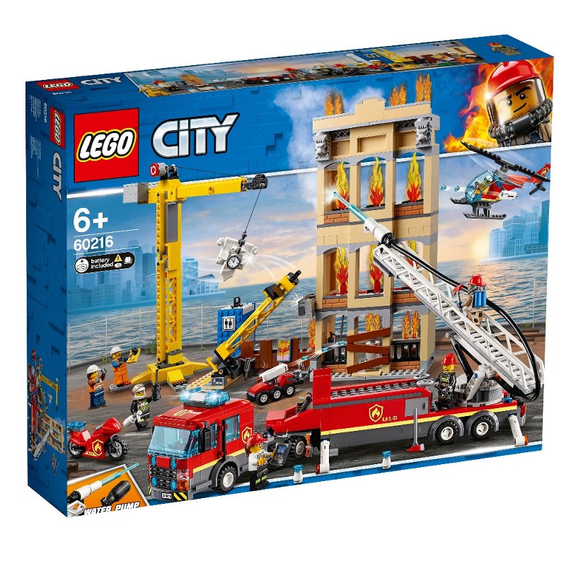 LEGO City Fire 60216- Missione Antincendio in Città