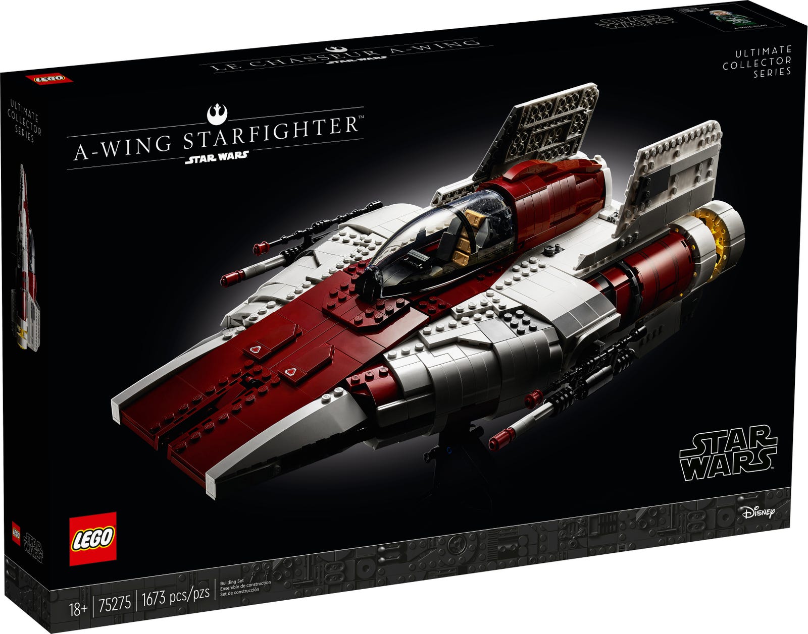 LEGO A-WING STARFIGHTER 75275