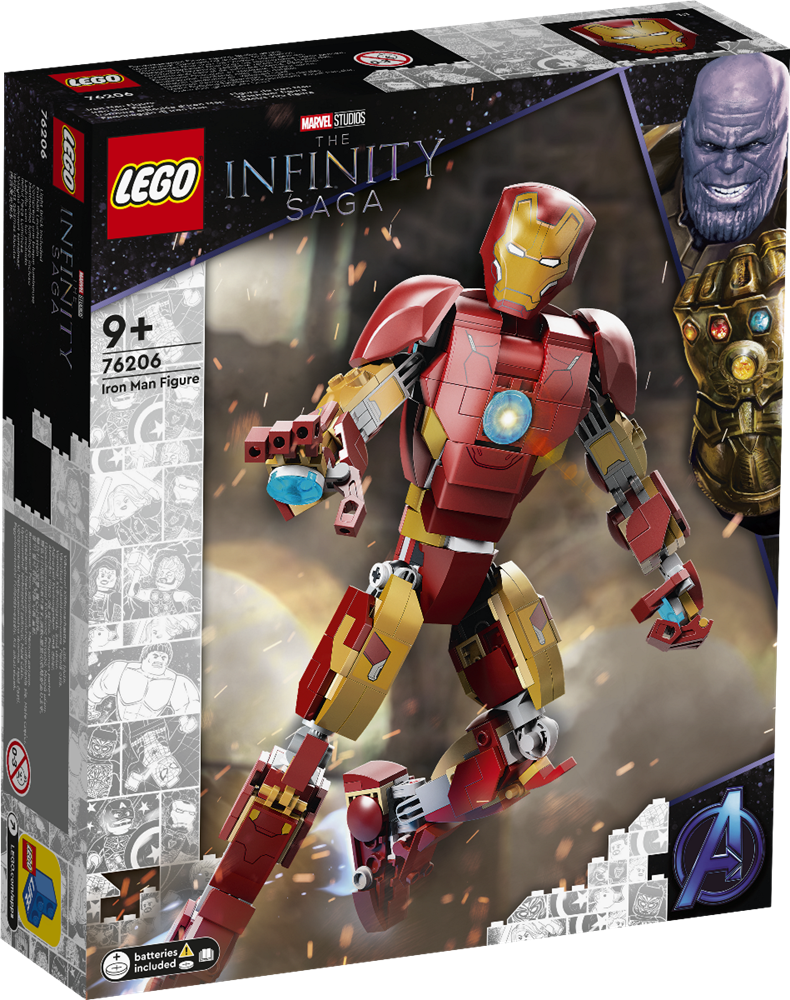 LEGO SUPER HEROES PERSONAGGIO DI IRON MAN 76206