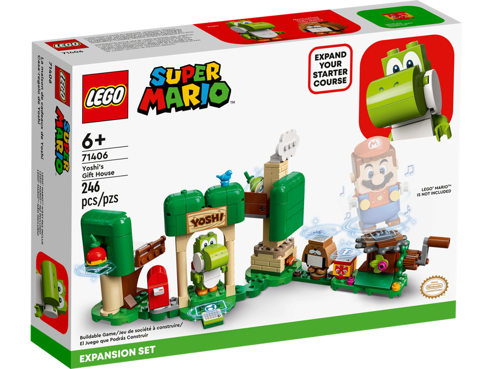 LEGO SUPER MARIO PACK ESPANSIONE CASA DEI REGALI DI YOSHI 71406