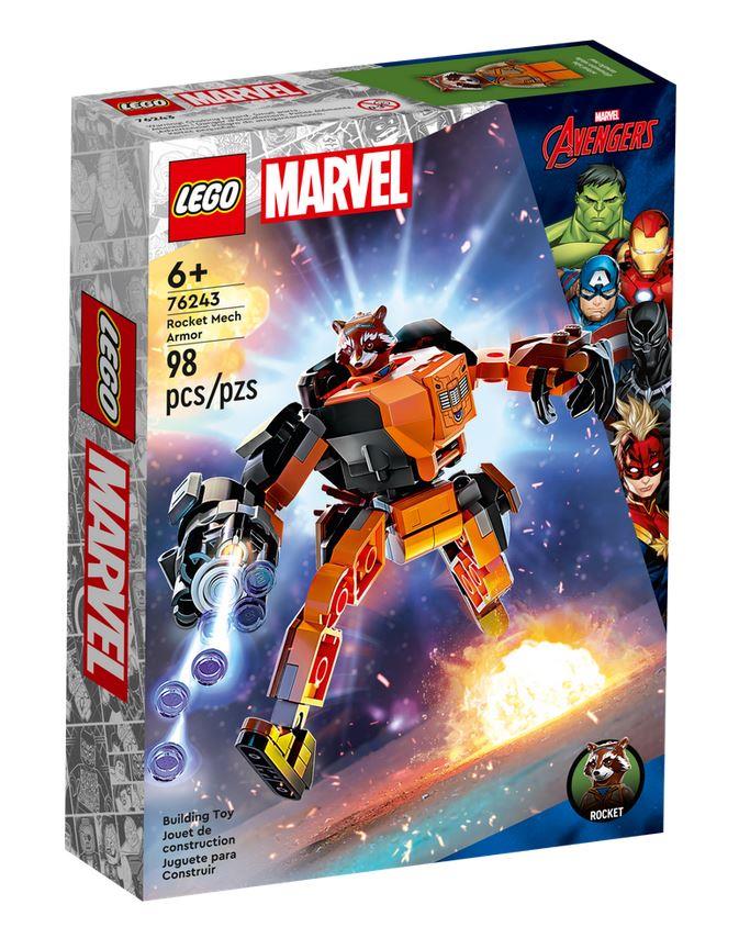 LEGO MARVEL ARMATURA MECH ROCKET 76243