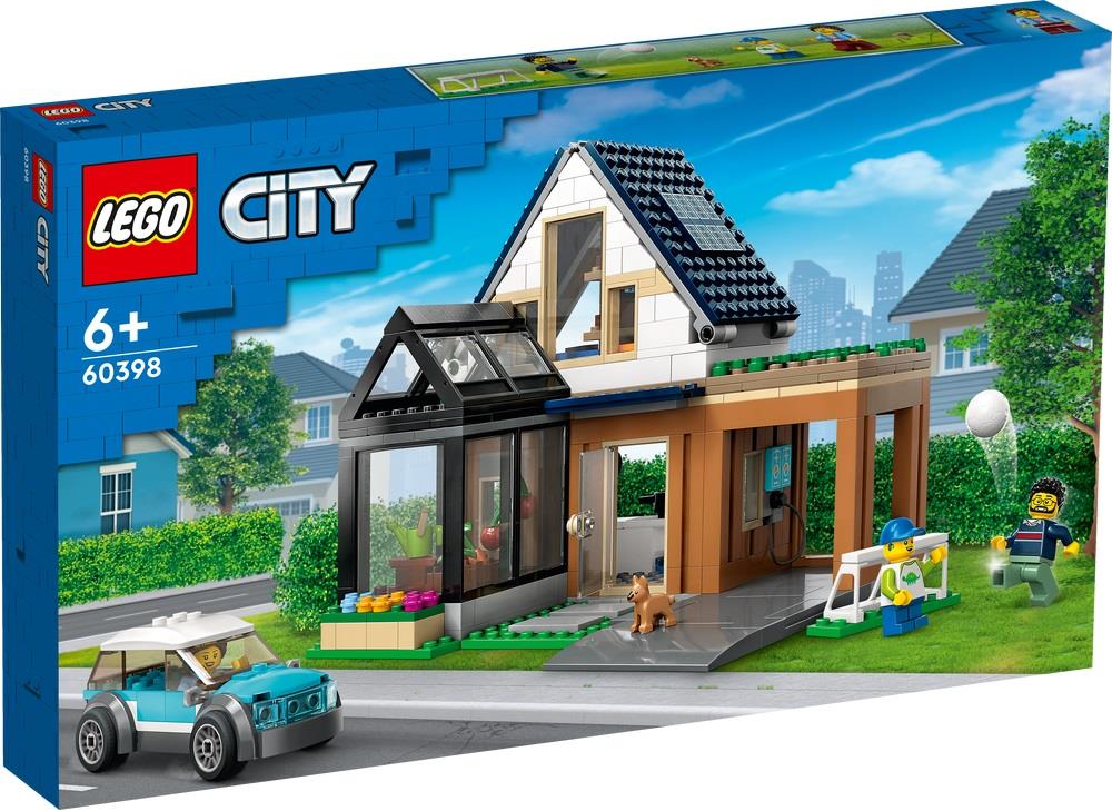 LEGO CITY VILLETTA FAMILIARE E AUTO ELETTRICA 60398