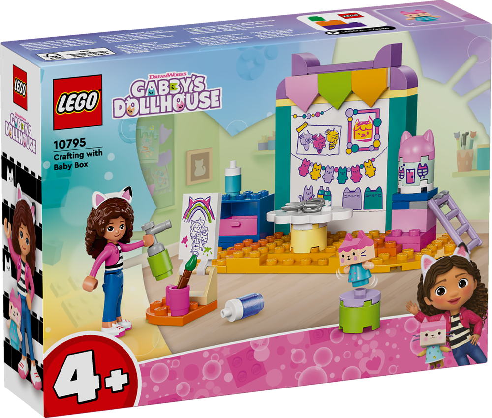 LEGO GABBY'S DOLLHOUSE CREAZIONI CON BABY SCATOLA 10795