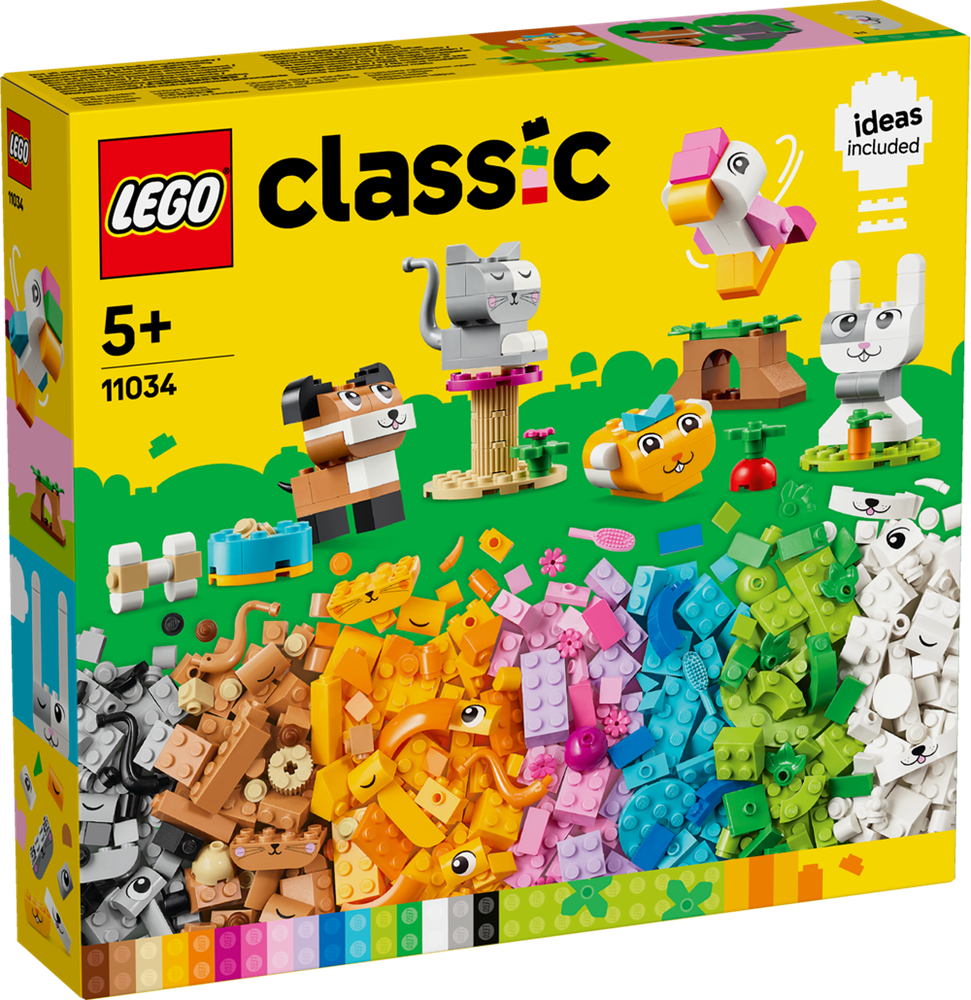 LEGO CLASSIC ANIMALI DOMESTICI CREATIVI 11034