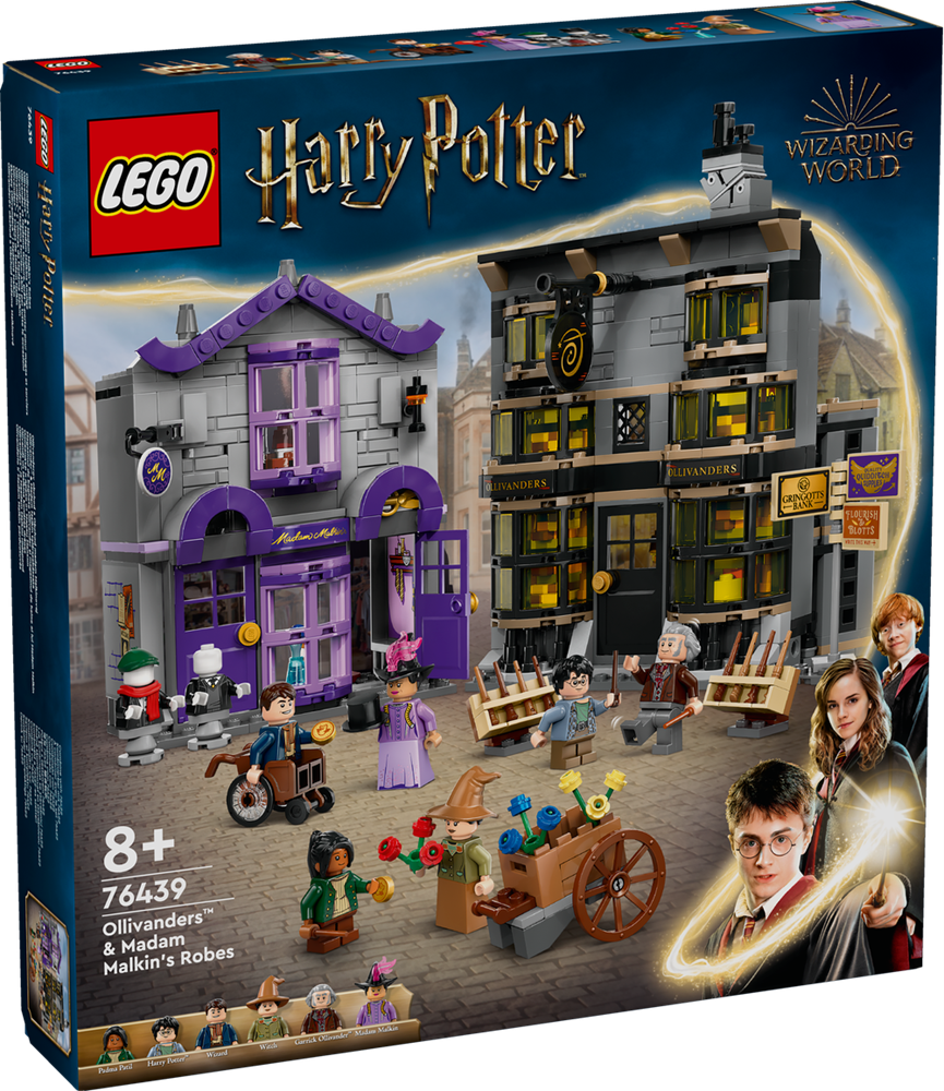 LEGO HARRY POTTER OLIVANDER E MADAMA MCCLAN: ABITI PER TUTTE LE OCCASIONI 76439