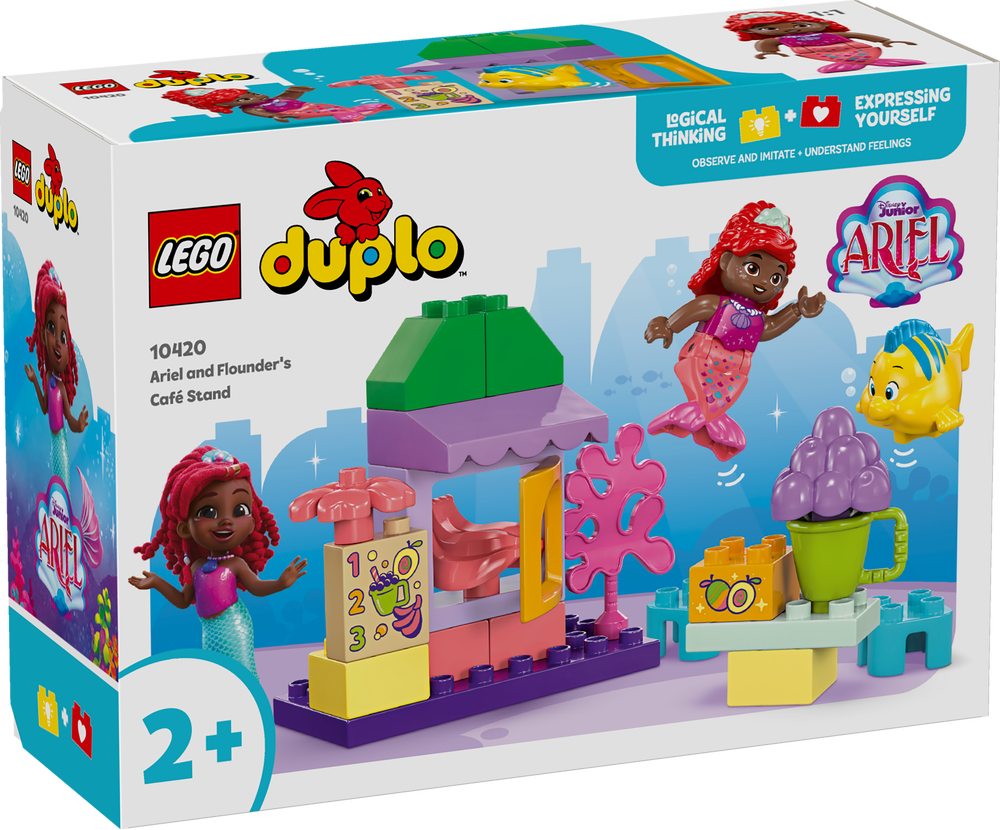 LEGO DUPLO DISNEY IL CHIOSCO DEL CAFFÈ DI ARIEL E FLOUNDER 10420