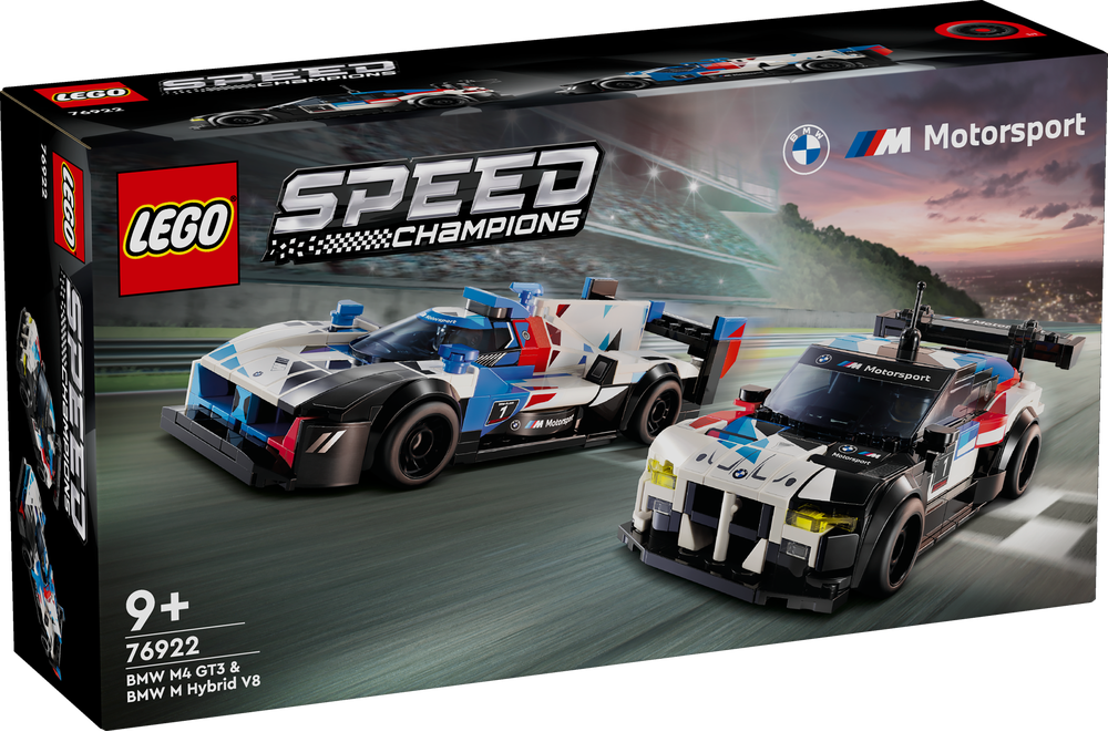 LEGO SPEED CHAMPIONS AUTO DA CORSA BMW M4 GT3 E BMW M HYBRID V8 76922