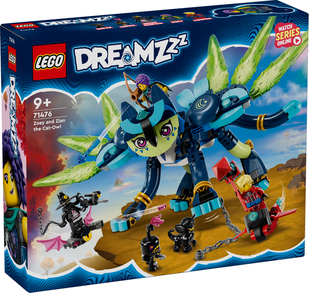 LEGO DREAMZZZ ZOEY E ZIAN IL GATTO-GUFO 71476