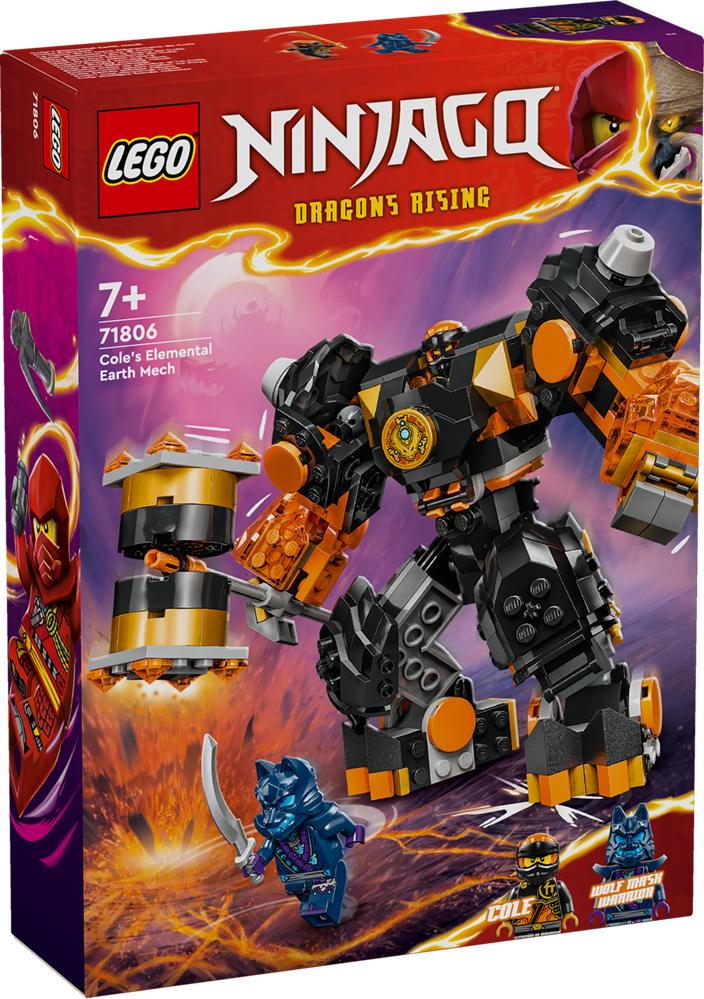 LEGO NINJAGO MECH ELEMENTO TERRA DI COLE 71806