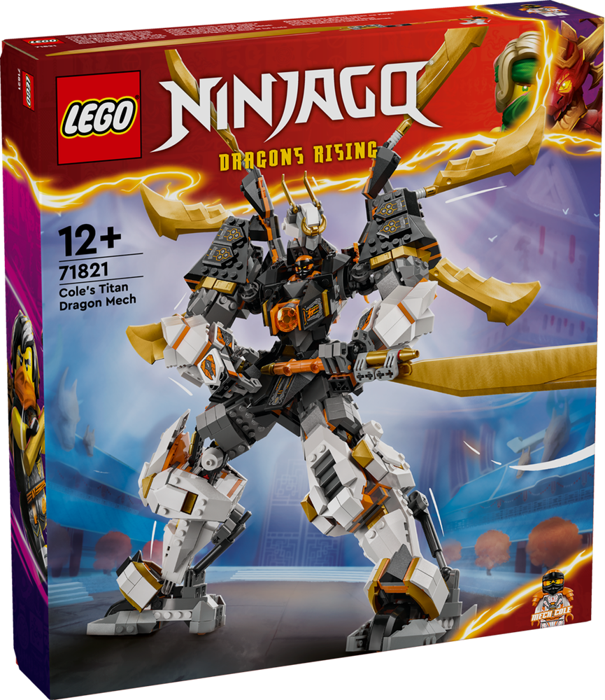 LEGO NINJAGO MECH DRAGO TITANIO DI COLE 71821