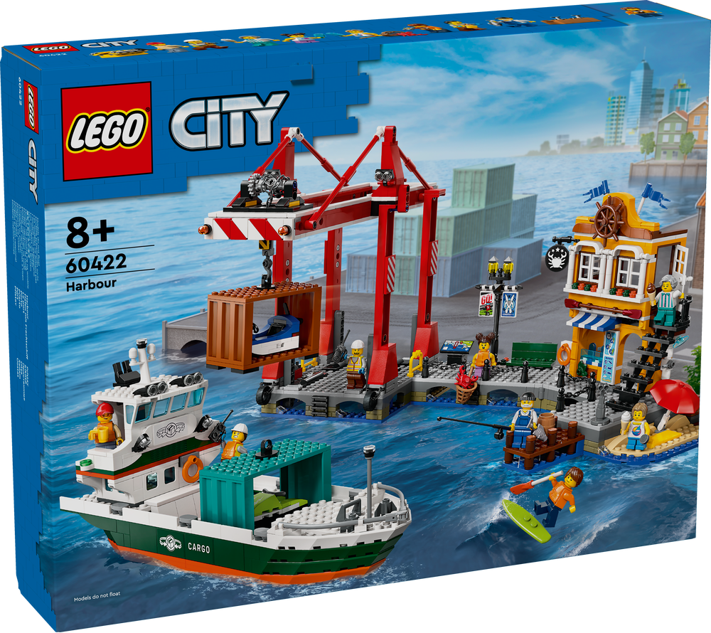LEGO CITY PORTO E NAVE MERCI 60422