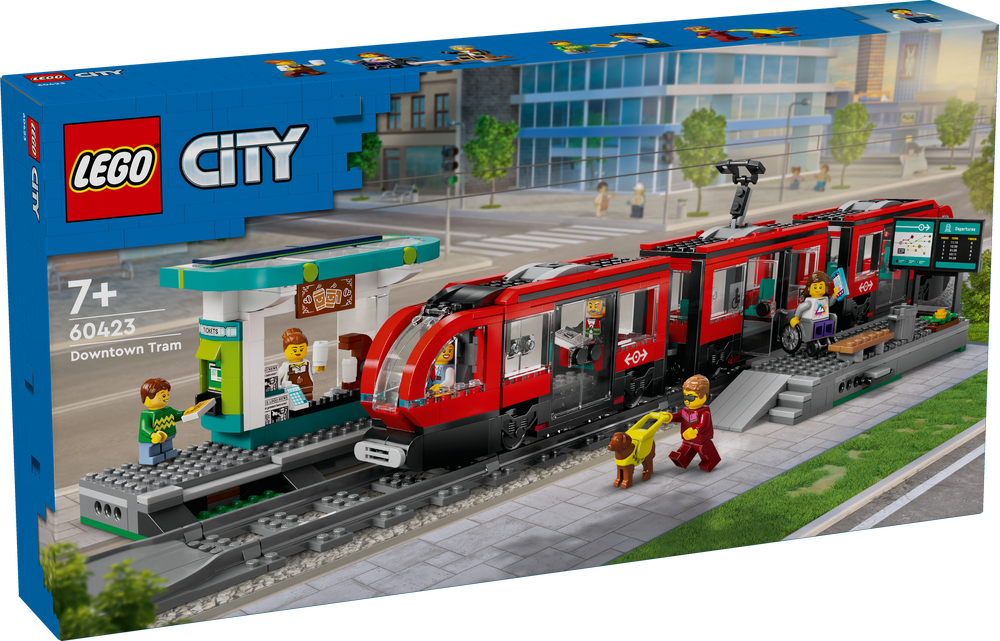 LEGO LEGO CITY TRAM E FERMATA DEL TRAM 60423