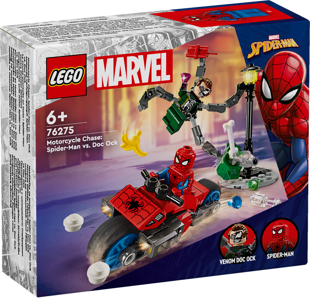 LEGO SUPER HEROES INSEGUIMENTO SULLA MOTO: SPIDER-MAN VS. DOC OCK 76275