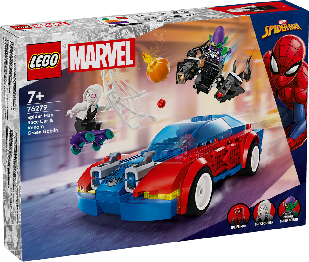 LEGO SUPER HEROES AUTO DA CORSA DI SPIDER-MAN E VENOM GOBLIN 76279