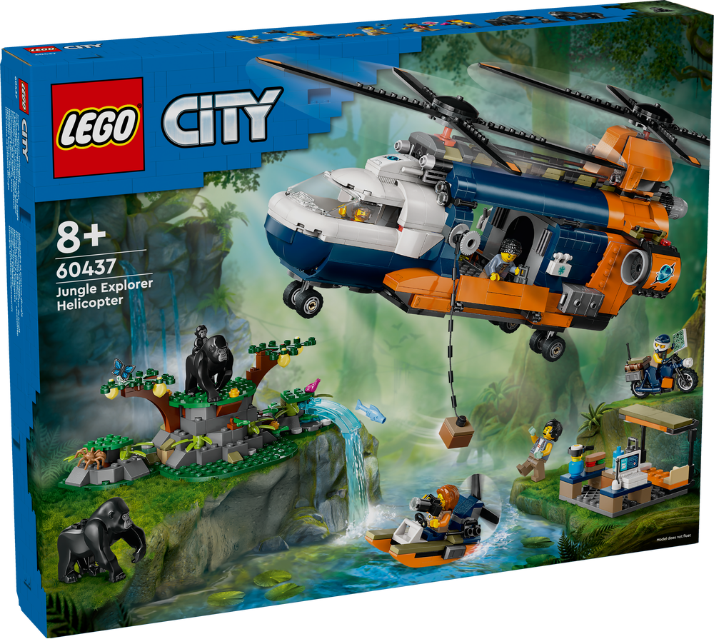 LEGO CITY ELICOTTERO DELL’ESPLORATORE DELLA GIUNGLA 60437