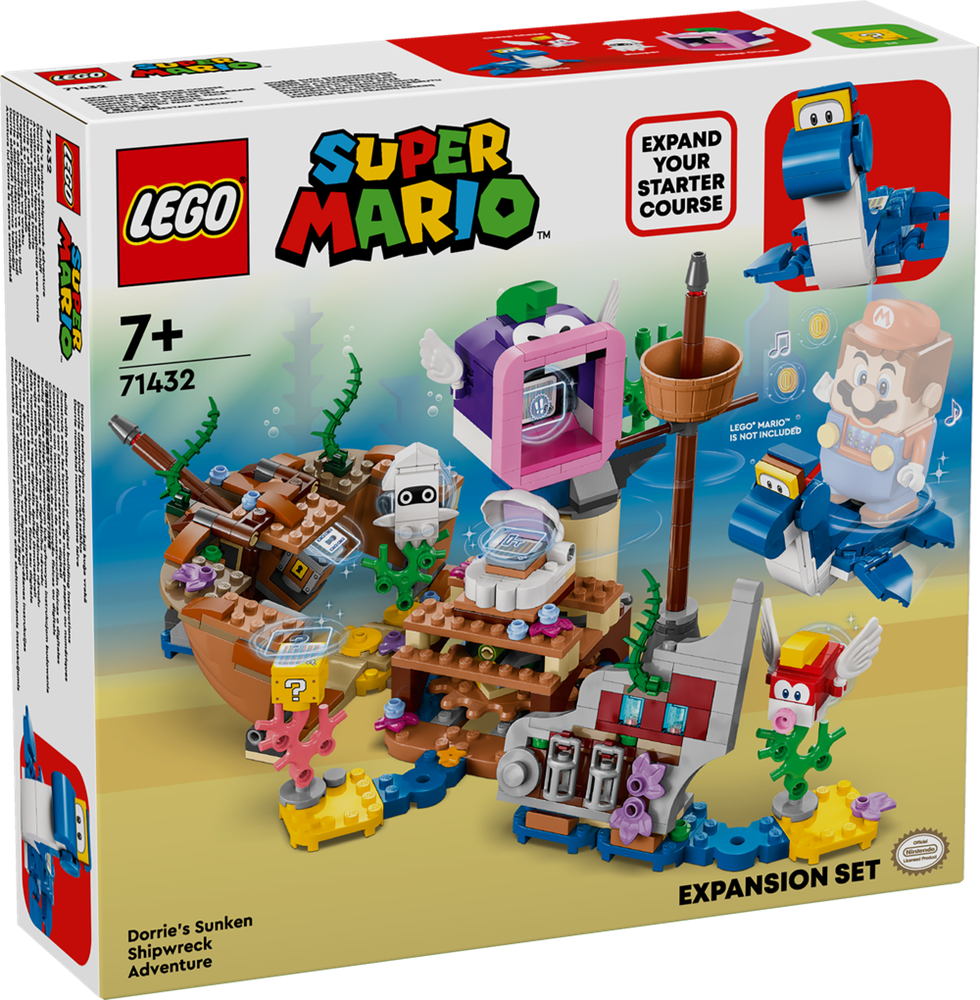 LEGO SUPER MARIO PACK DI ESPANSIONE IL VELIERO SOMMERSO DI DORRIE 71432