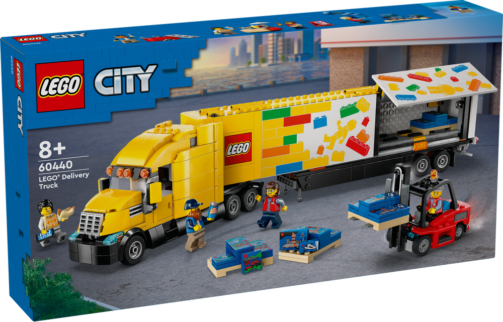 LEGO CITY CAMION PER LE CONSEGNE GIALLO 60440