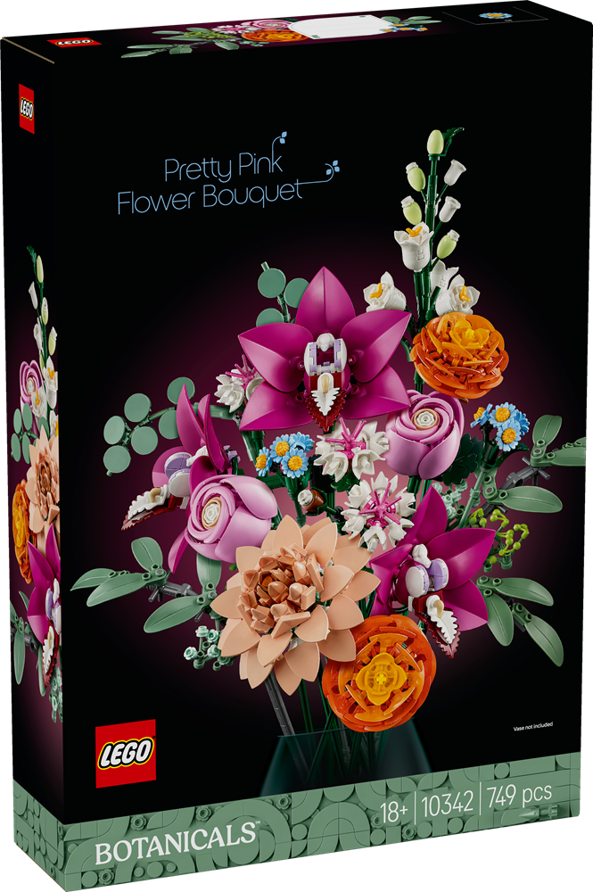 LEGO BOTANICALS BOUQUET DI FIORI ROSA 10342