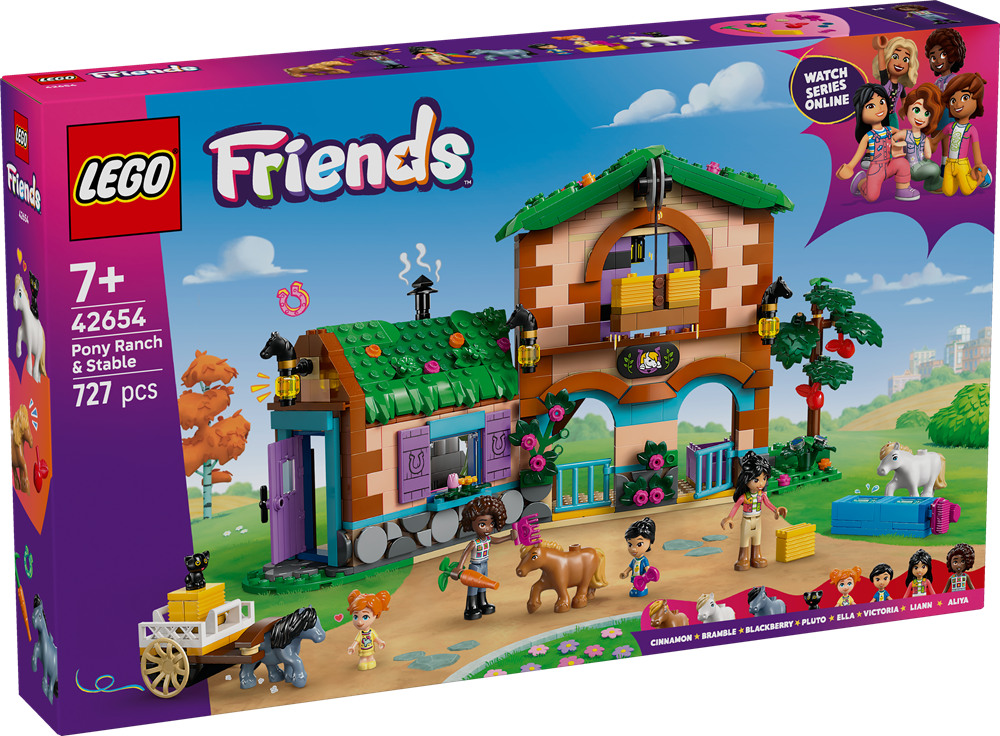 LEGO LEGO FRIENDS RANCH E SCUDERIA DEI PONY 42654