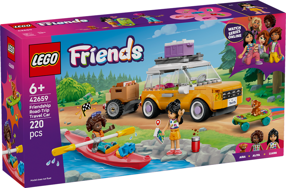 LEGO LEGO FRIENDS VIAGGIO IN AUTO CON IL CUCCIOLO 42659