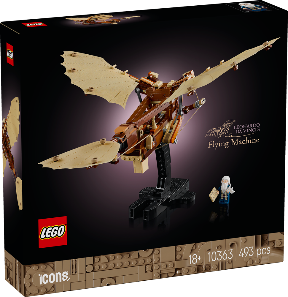 LEGO ICONS MACCHINA VOLANTE DI LEONARDO DA VINCI 10363