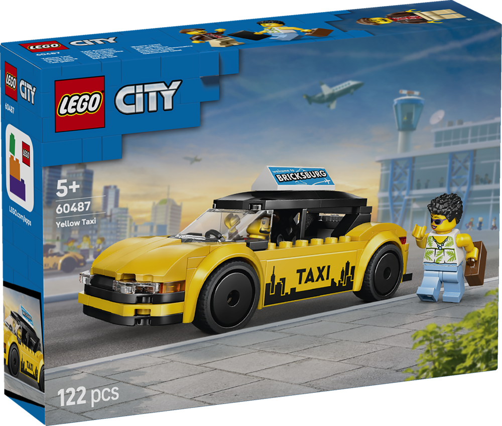 LEGO LEGO CITY TAXI GIALLO 60487
