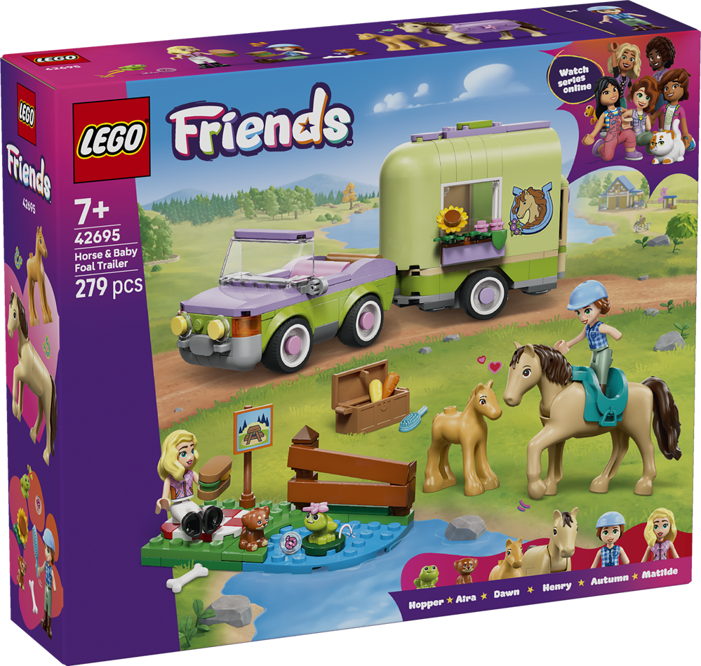 LEGO FRIENDS RIMORCHIO PER CAVALLO E PULEDRO 42695