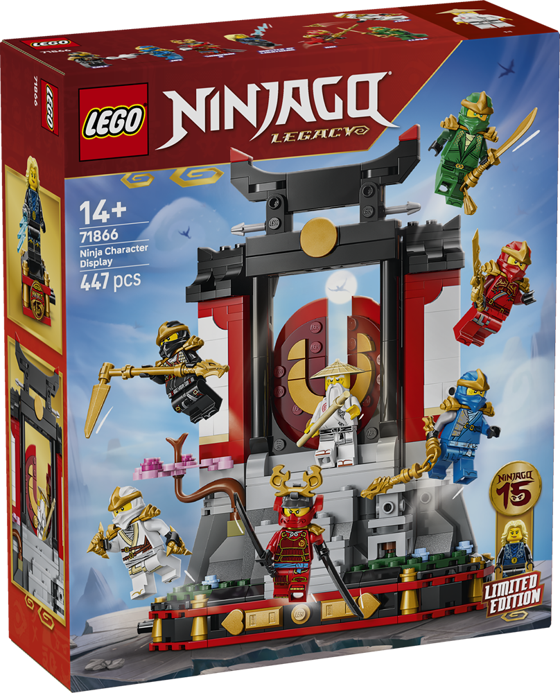 LEGO NINJAGO DISPLAY PERSONAGGI NINJA – 15° ANNIVERSARIO 71866