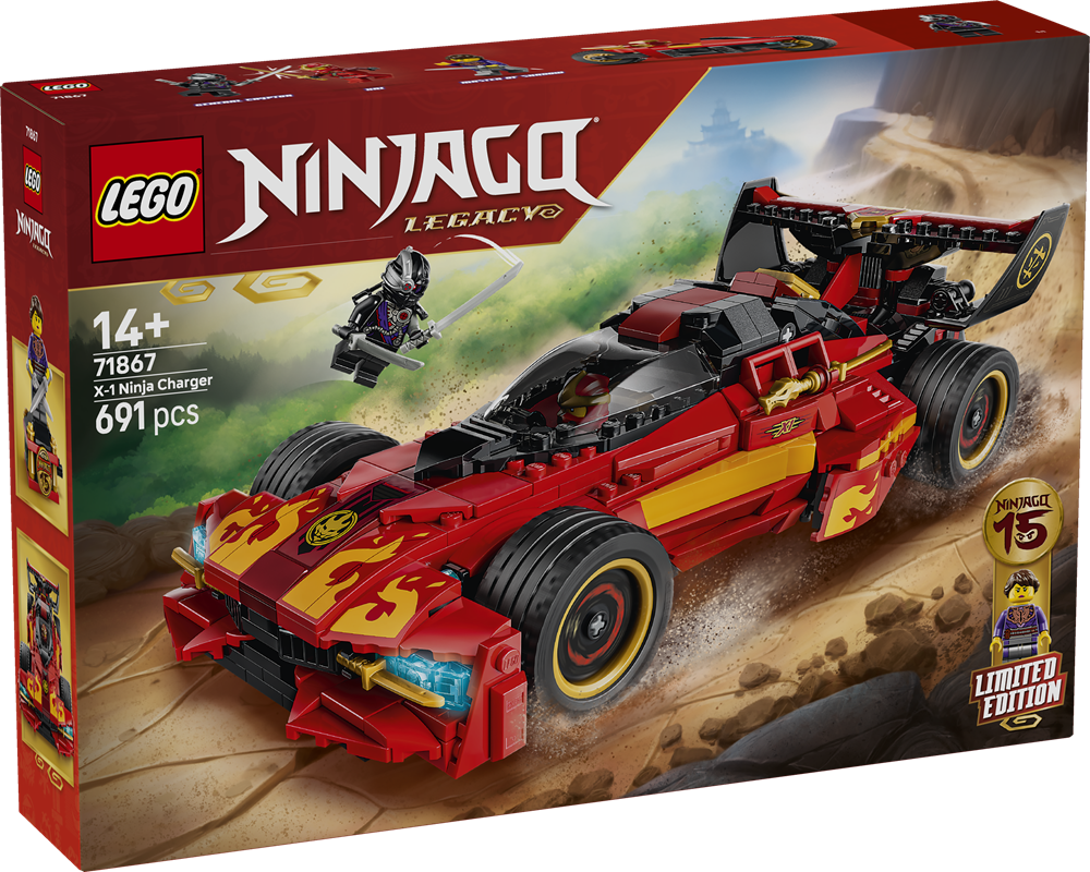 LEGO NINJAGO SUPER-BOLIDE NINJA X-1 - 15° ANNIVERSARIO 71867