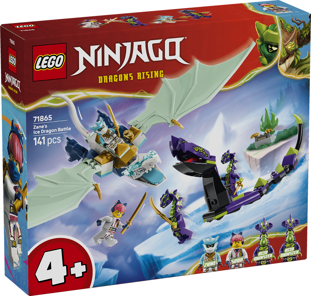 LEGO NINJAGO BATTAGLIA DEL DRAGO DI GHIACCIO DI ZANE 71865