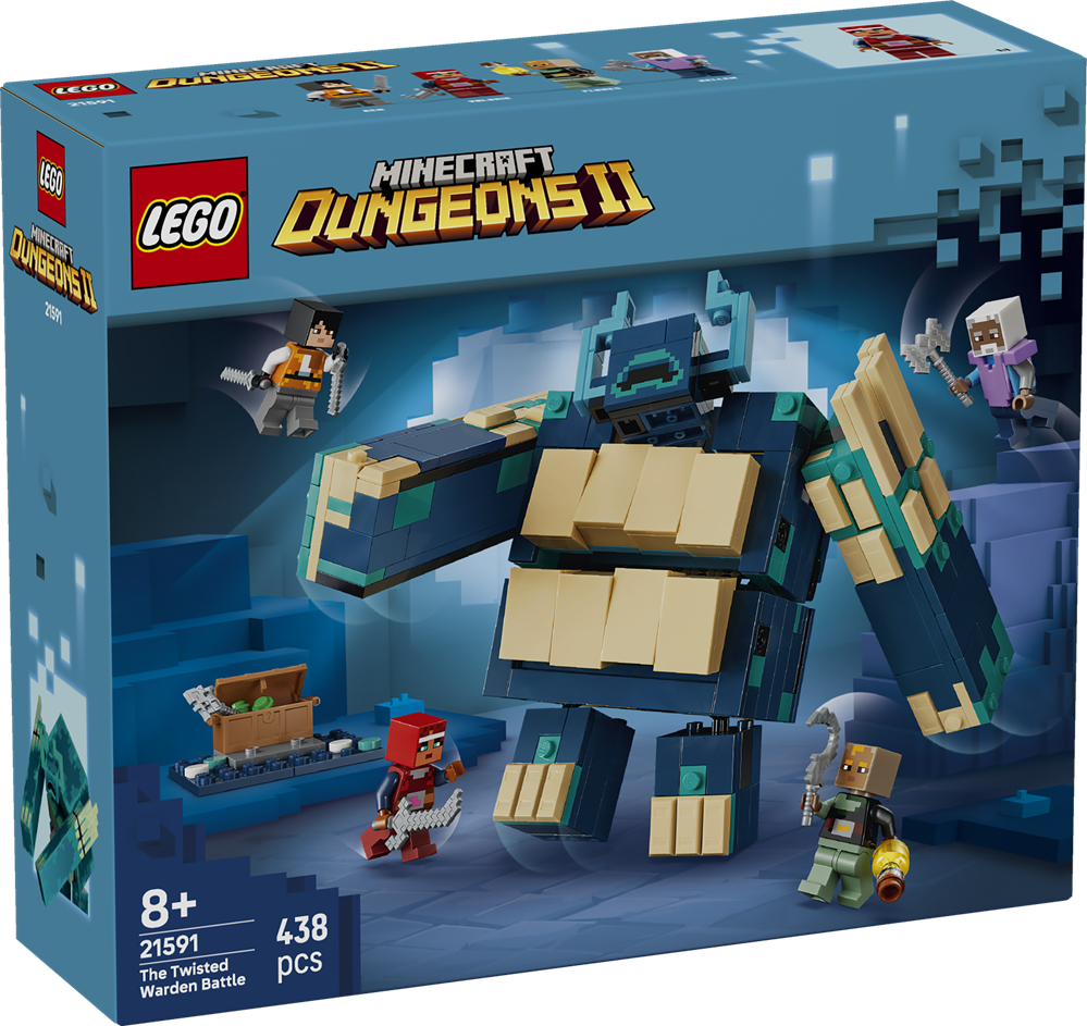 LEGO MINECRAFT LA BATTAGLIA DEL SORVEGLIANTE CONTORTO 21591