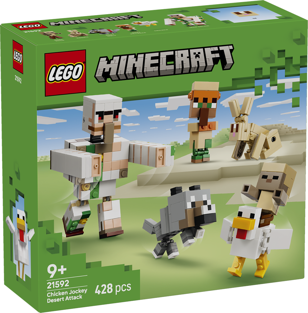 LEGO MINECRAFT ATTACCO NEL DESERTO DEL FANTINO DI POLLI 21592