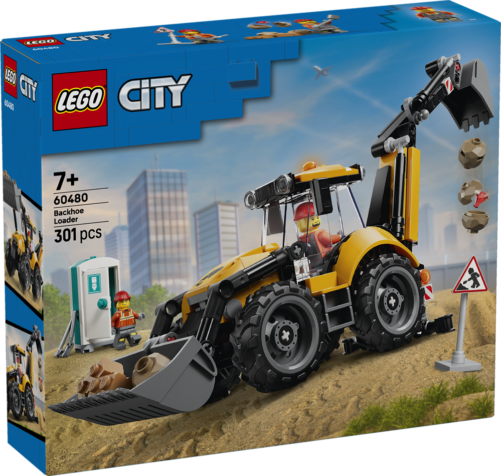 LEGO CITY SCAVATRICE DA CANTIERE GIALLA 60480
