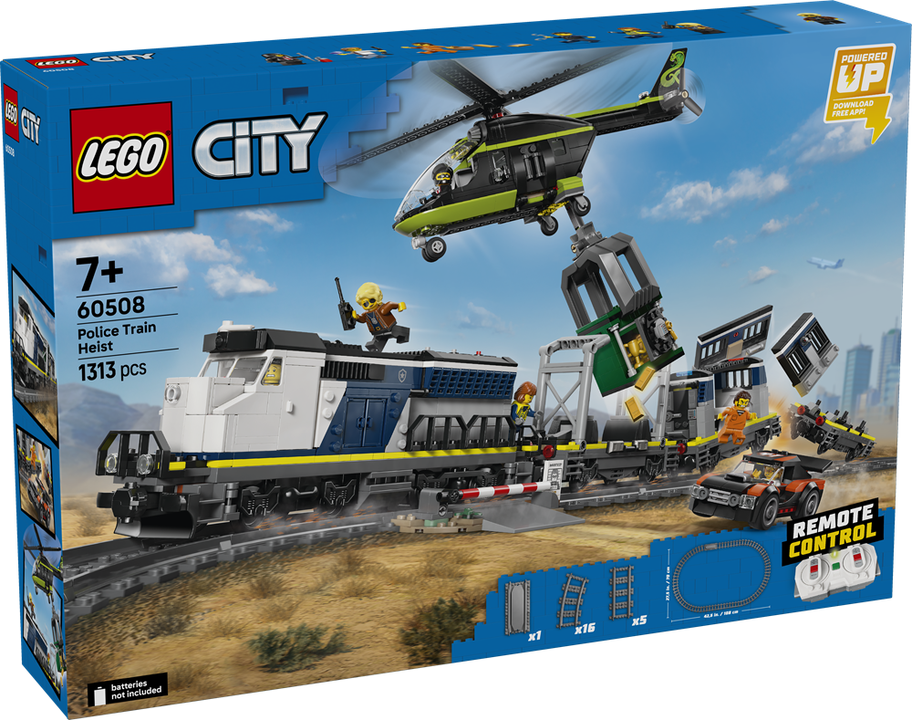 LEGO CITY RAPINA AL TRENO DELLA POLIZIA 60508