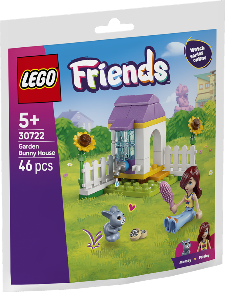 LEGO FRIENDS CASETTA DEL CONIGLIETTO IN GIARDINO 30722