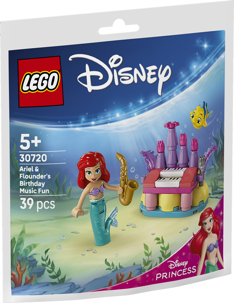 LEGO DISNEY PRINCESS DIVERTIMENTO MUSICALE PER IL COMPLEANNO DI ARIEL E FLOUNDER 30720