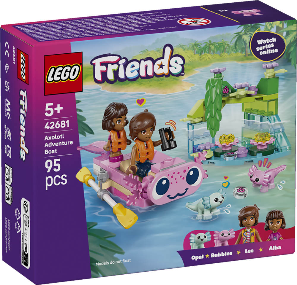 LEGO FRIENDS BARCA D’AVVENTURA AXOLOTL 42681
