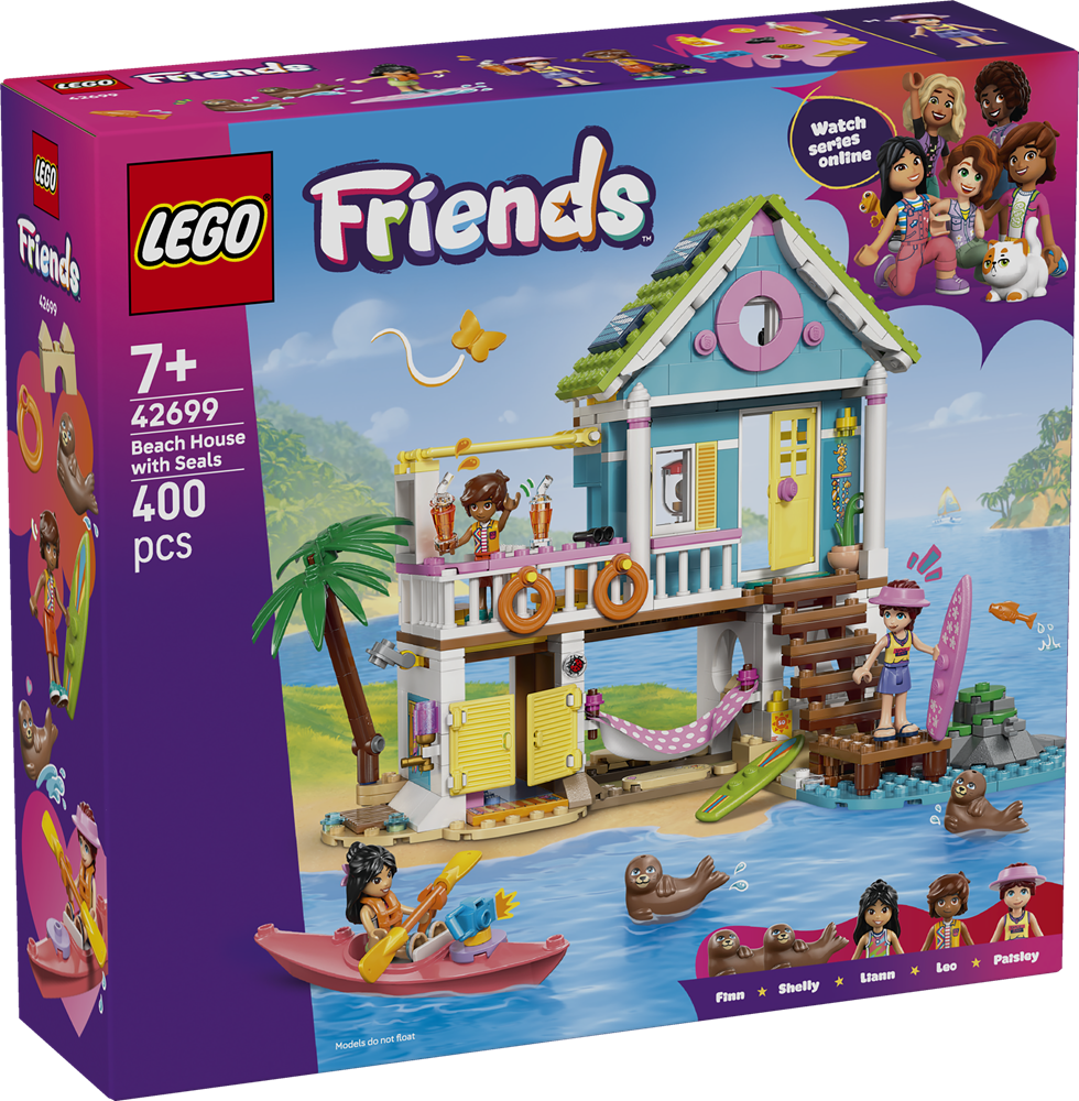 LEGO LEGO FRIENDS CASA SULLA SPIAGGIA CON FOCHE 42699