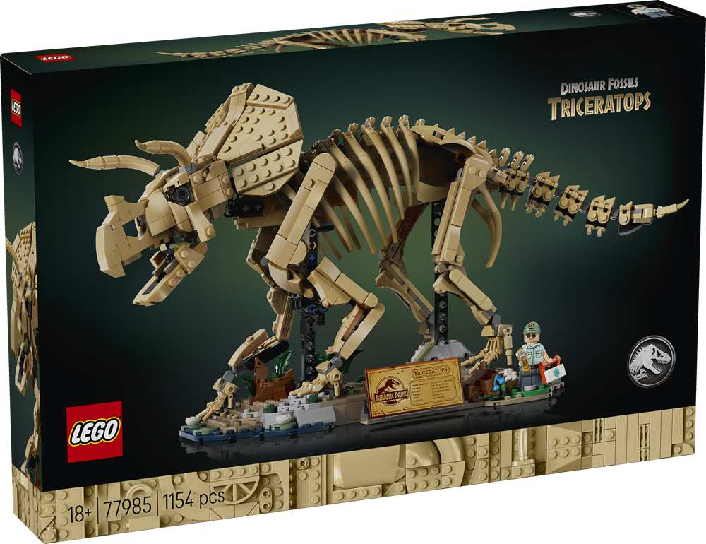 LEGO JURASSIC WORLD FOSSILI DI DINOSAURO: TRICERATOPO 77985