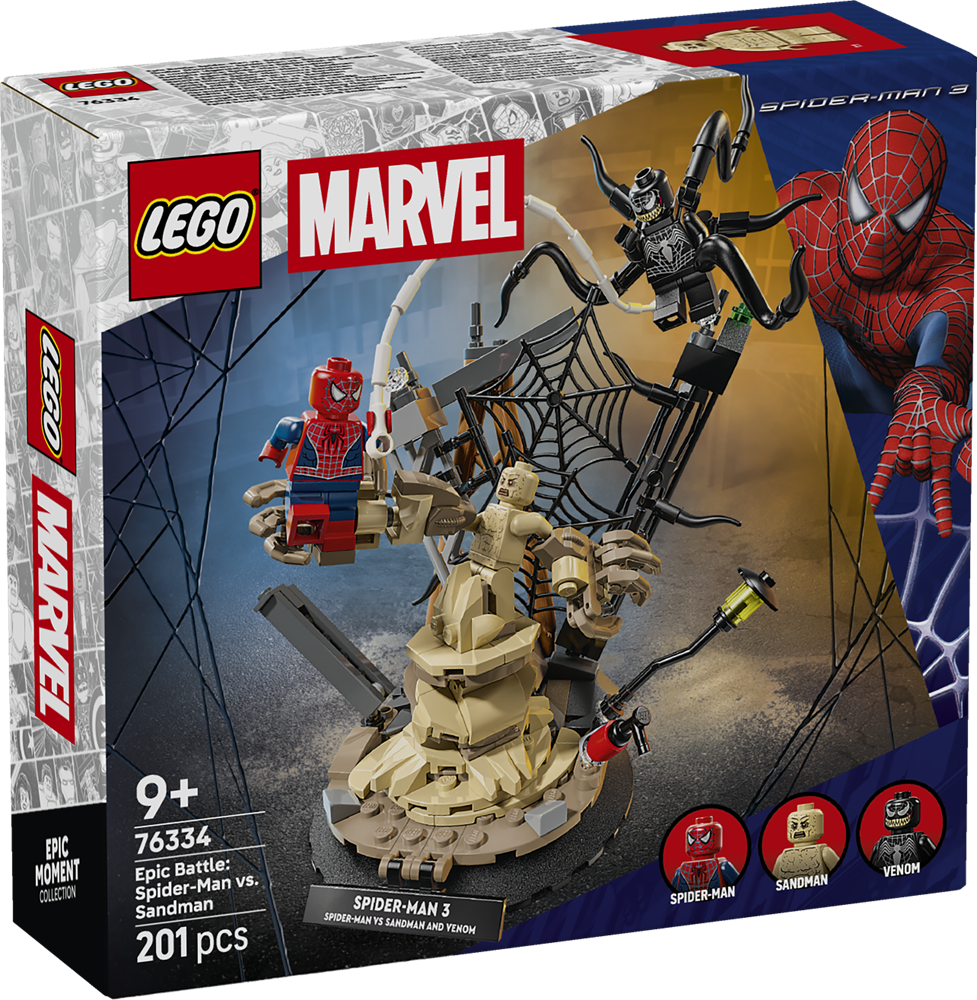 LEGO SUPER HEROES BATTAGLIA EPICA: SPIDER-MAN VS. SANDMAN 76334