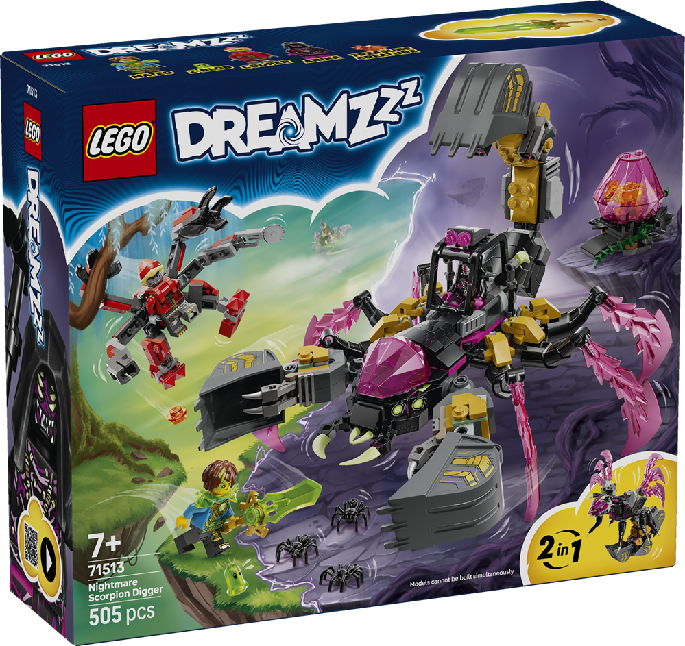 LEGO DREAMZZZ SCORPIONE ESCAVATORE 71513