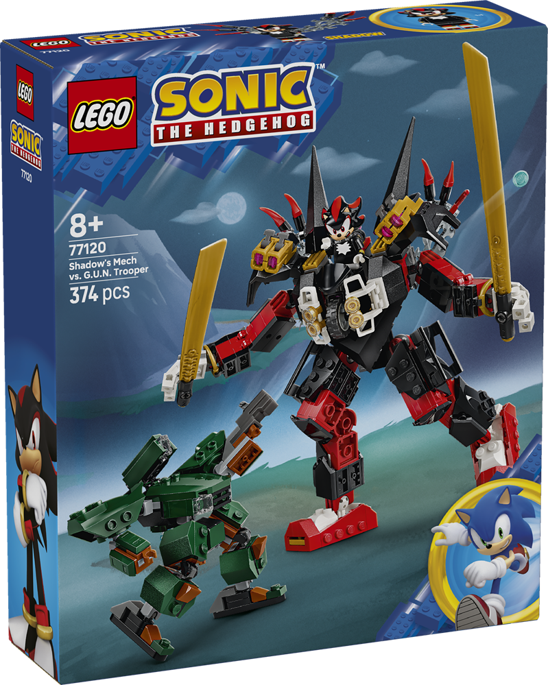LEGO SONIC THE HEDGEHOG™ MECH DI SHADOW CONTRO GUN TROOPER 77120