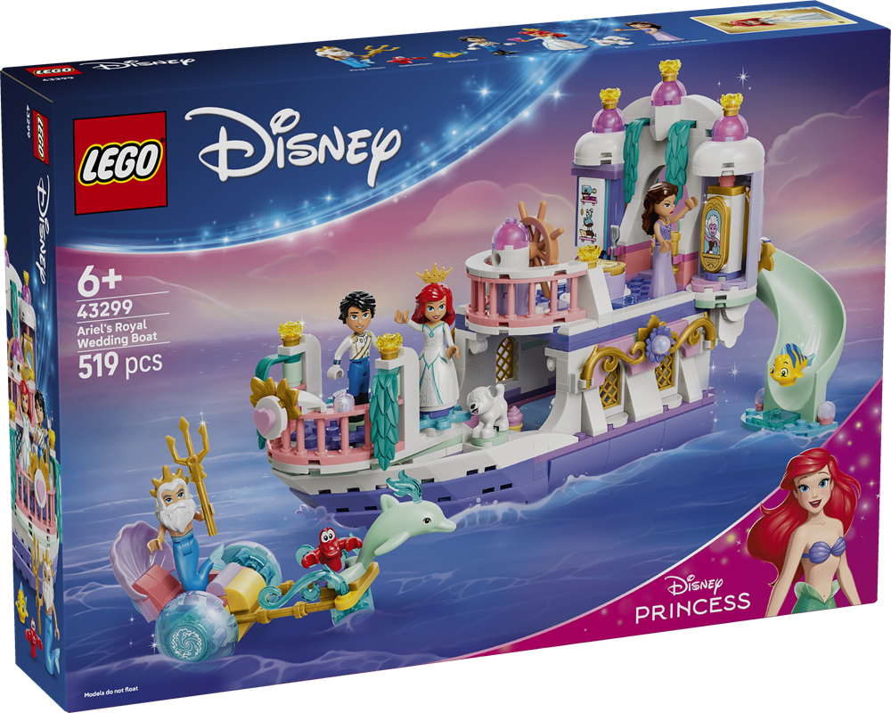 LEGO DISNEY™ LA BARCA NUZIALE DI ARIEL 43299