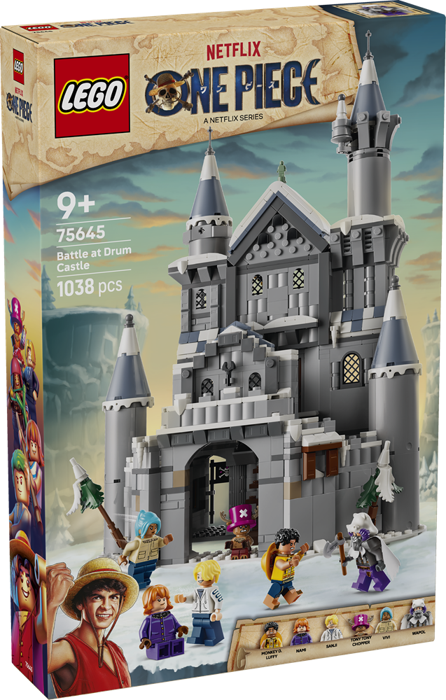 LEGO ONE PIECE BATTAGLIA AL CASTELLO DI DRUM 75645