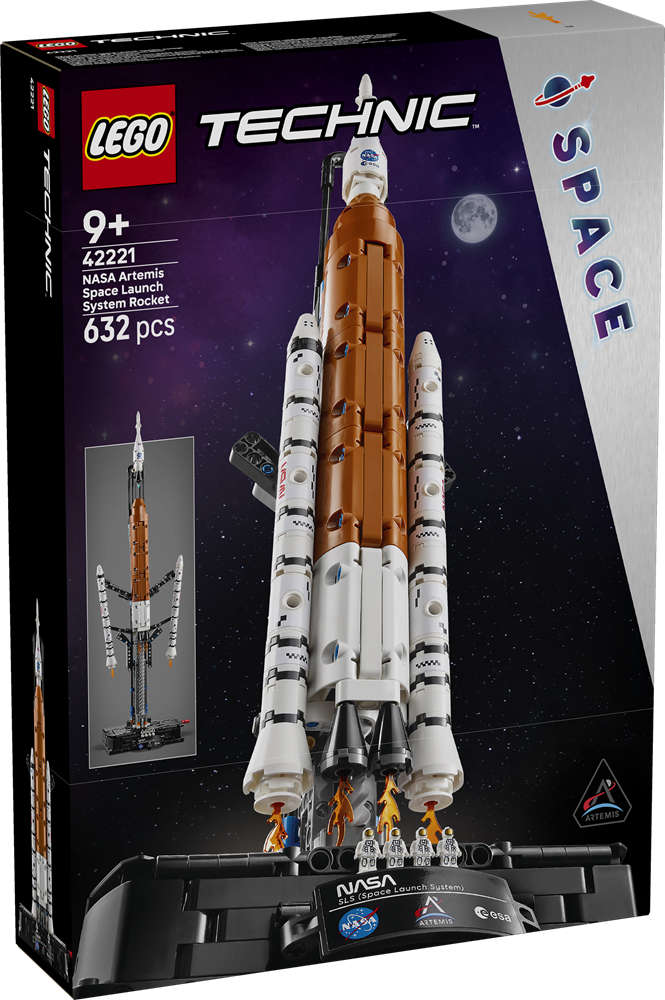 LEGO TECHNIC SISTEMA DI LANCIO SPAZIALE RAZZO NASA ARTEMIS 42221