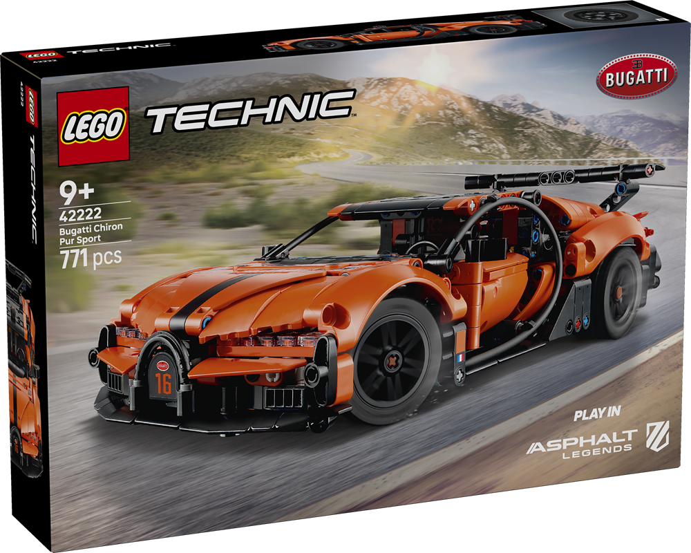 LEGO TECHNIC HYPER CAR BUGATTI CHIRON PUR SPORT 42222